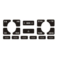 For A4 B6 B7 Radio Clima Headlight Button Repair Kit Perfect Fitment