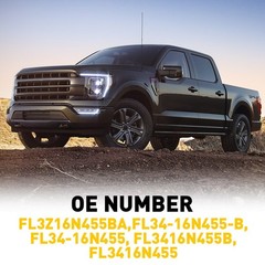 ABS For 2015-22 Ford F150 Left Rear Driving Running Board End Cap FL3Z-16 Y