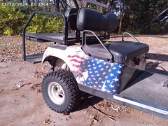 Golf Cart We the people Large Rear Fender Wrap Graphics set FIT all Year and Mod