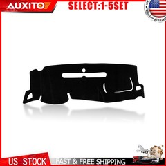 Dash Mat Pad Protector Fit 07-13 Chevy Silverado 1500/GMC Sierra 1500 Black 1-5X