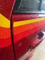 OEM Toyota Tacoma 40th Anniversary Heritage Decals – red, black or white RH ONLY