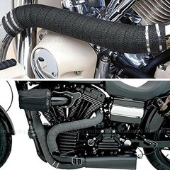 16ft Roll Basalt Header Turbo Pipe Manifold Exhaust Heat Wrap Tape Ties 6-colors