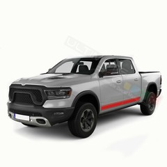Scratches Side Doors Scratch Stripes Wrap Decal Sticker for Dodge Crew Cab 3500
