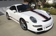 2 Color Rally Stripes decals fit any year PORSCHE Boxter 911 997 911 Carrera