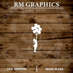 Banksy| Balloon Girl|Viny l Sticker |Decal for Window|Laptop|Any smooth surface