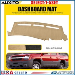 for 1999-2006 GMC Sierra 2500 3500 Chevrolet Silverado Dash Mat Cover Beige 1-5X
