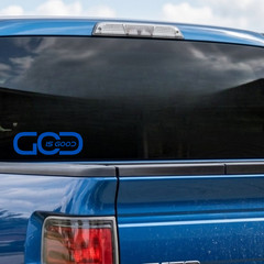 God Is Good – Christian Car Vinyl Water-Resistant Decal Bumper Sticker 7″