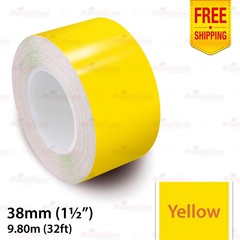 1.5″ 38mm PinStriping Pin Stripe Tape Body Styling Decal Vinyl Sticker YELLOW