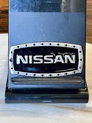 Licensed Nissan Aluminum Color Emblem Decal Auto Truck SUV Office Luggage- 2.5”