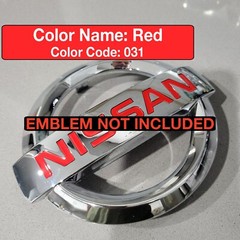 Front Emblem Vinyl inlays FOR 2009-2014, Nissan Maxima. Emblem NOT included.