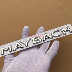 Chrome ABS ” S680 + MAYBACH + V12 ” Emblem Auto Front Badge for Mercedes-Benz S