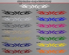 122-01 BUTTERFLY Windshield Decal Window Sticker Vinyl Graphic Tribal Butterfly