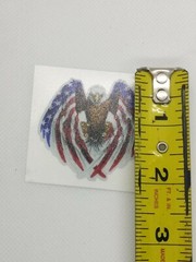 US Flag & American Eagle Die Cut Vinyl Decal’s Lot of 8 – U.S. Made
