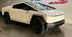 Cybertruck DIY PPF Paint Protection Film Wrap Color Change Gloss Pepper White