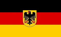 Germany German Flag Bumper Sticker Vinyl Car Window Decal BS-50047