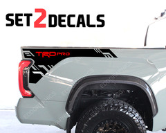 TX*TRD*PRO * Tundra Sticker FOR * 2022 to 2025 *BED SIDE STRIPES DECAL SET- 5E01