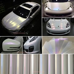 WH Chameleon Car Hood Vinyl Wrap Glossy / Matte Chrome Sticker Motor Decal US