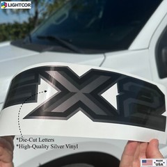 FX2 Off Road Black/Anthracite Decals Ranger F150 Truck Super Duty Stickers Set 2