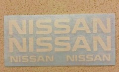 6 x Brake Caliper Decal sticker for NISSAN – High Temp -Color Options- FAST