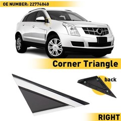Front Right Mirror Corner Triangle Molding Fender ABS For Cadillac SRX 22 H