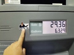 12PCS KAMALA FUNNY STICKER. YOU VOTED US NOW PAY THIS. (POINTED TO YOUR RIGHT)