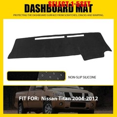 Black Dash Mat Dashboard Cover Pad for Nissan Titan 2004 2005 2006 2007-12 1-5X