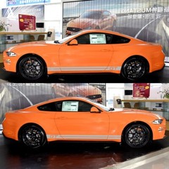 2 PCS Graphics Decal Sticker Side Skirt Stripe Kit For All models Custom