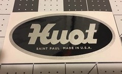 Huot Tool Decals Roll Around Box Red Black Silver Set Of 2
