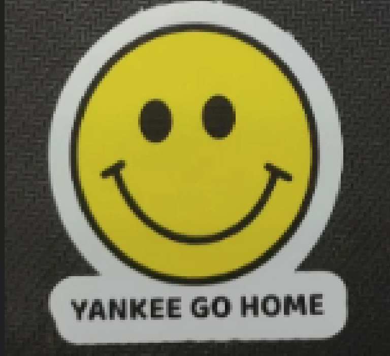 Go Home Smiley Sticker