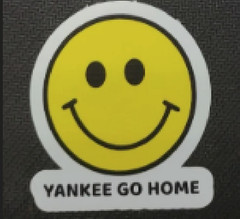 Go Home Smiley Sticker