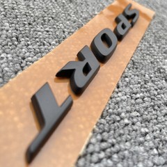 For Honda 2016-2021 Accord Rear Trunk Sport Emblem Letter Badge Nameplate Black