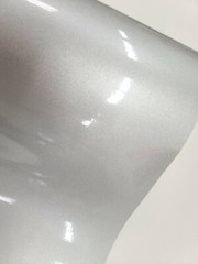 Gloss Silver Metallic Glitter Vinyl Car Vehicle Wrap Decal Sticker Film Roll