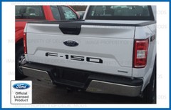 2019 Ford F150 Tailgate Inserts Decals Letters Indent Stickers – MATTE BLACK