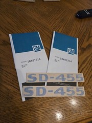 2 Trans Am SD 455 Shaker Decal Blue GENUINE GM 491314