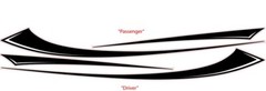 FOR: Hyundai Veloster 2011-2018 RELAY Vinyl Graphics Stripes Trim Decals by AGP