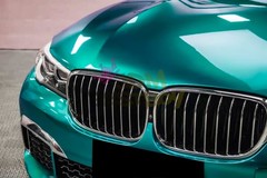 ESSMO PET Super Gloss Metallic Emerald Green Vehicle Vinyl Wrap Decal Like Paint