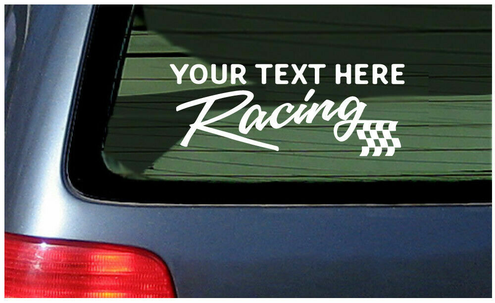 Custom Racing sticker make your own vinyl decal personalized customized graphic