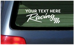 Custom Racing sticker make your own vinyl decal personalized customized graphic