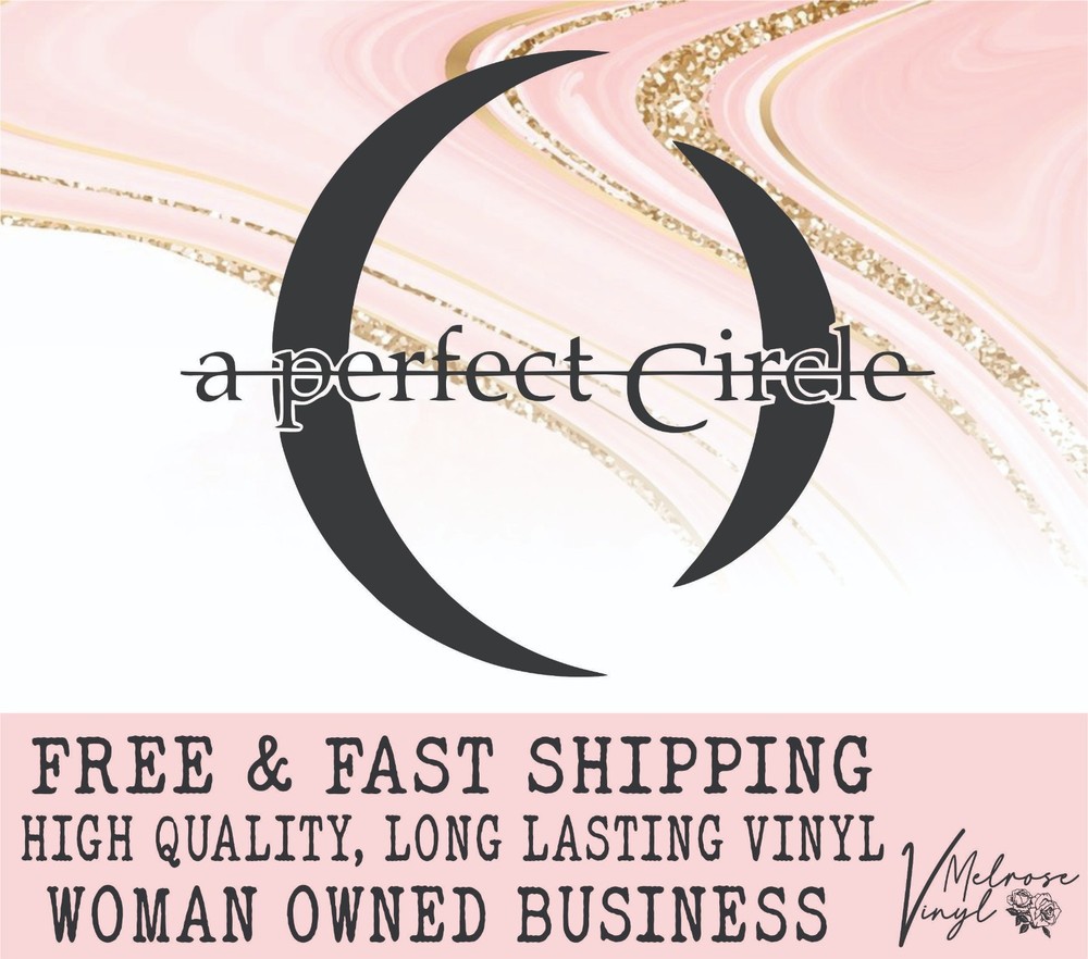A Perfect Circle Band Logo Vinyl Decal Sticker for Cars/Windows/Cups