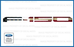 2019 Ford F150 Tailgate Inserts Decals Letters Indent AMERICAN FLAG WORN FG1R9