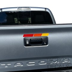 Retro Stripe for Toyota Tacoma Decal Tailgate 2016-2023 Red Orange Yellow RSB2