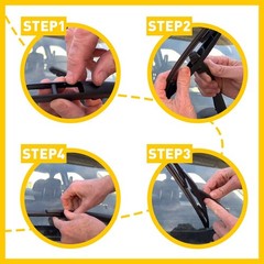 1/2Set Rear Wiper Arm & Blade Fit For Toyota Sienna 2004-2010 Mazda CX7 07-12 CX