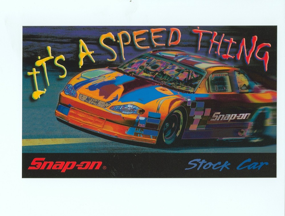 “NEW” Vintage Snap-on Tools Racing Tool Box Sticker Decal Man Cave Garage #9