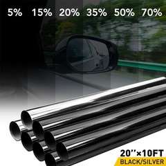 20”x10′ 1% 15% 5% 20% 35% VLT Window Car TINT Roll Film For Home Office Truck