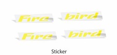 FIREBIRD Badge Overlay Decal Sticker – 98-02 Firebird