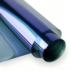 60%VLT Blue Chameleon Auto Solar Tint Film 20”x118” Car Side Window Glass Film