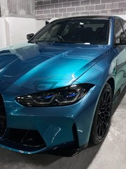 Gloss Metallic Caneel Bay Blue PPF TPU Paint Protection Film Dry Wet Vinyl Wrap