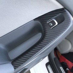 For Audi A4 B8 2009-2016 3D Carbon Fiber Pattern Interior DIY Trim Decals