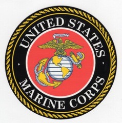 USMC Marine Corps Seal Car Truck Laptop Decal Officially licensed various sizes