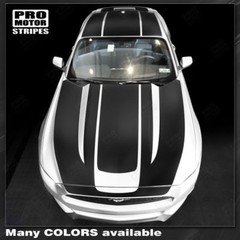 Ford Mustang 2015 2016 2017 Over The Top Sport Stripes Decals (Choose Color)